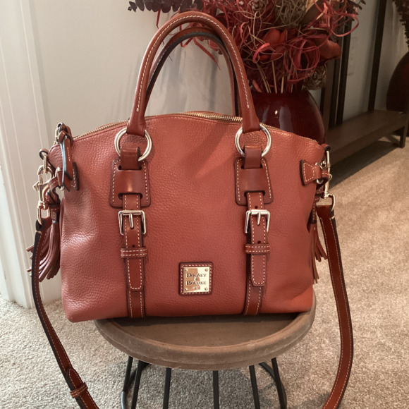 Dooney & Bourke Brown Shoulder Bag - Picture 4 of 5